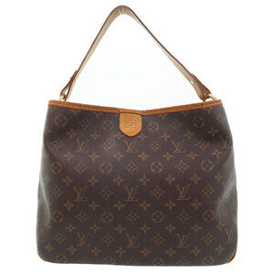 Louis Vuitton Monogram Leather Brown Delightful Semi Shoulder Bag